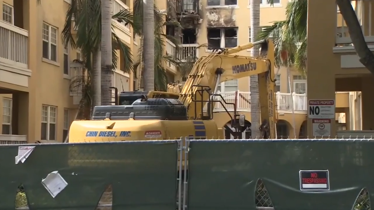 Building charred by fire in Miami set to be demolished, officials say – WSVN 7News | Miami News, Weather, Sports