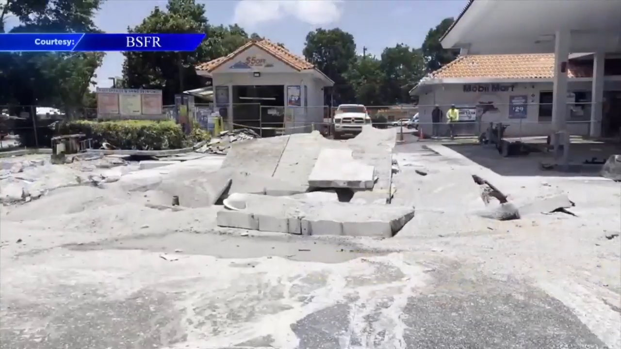 Construction worker hospitalized with severe burns after fuel tank