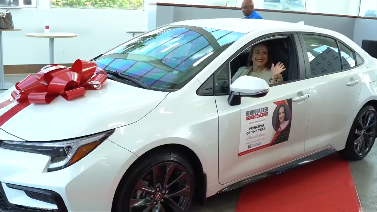 MDCPS Principal of the Year 2024 honoree Chantal Osborne receives new