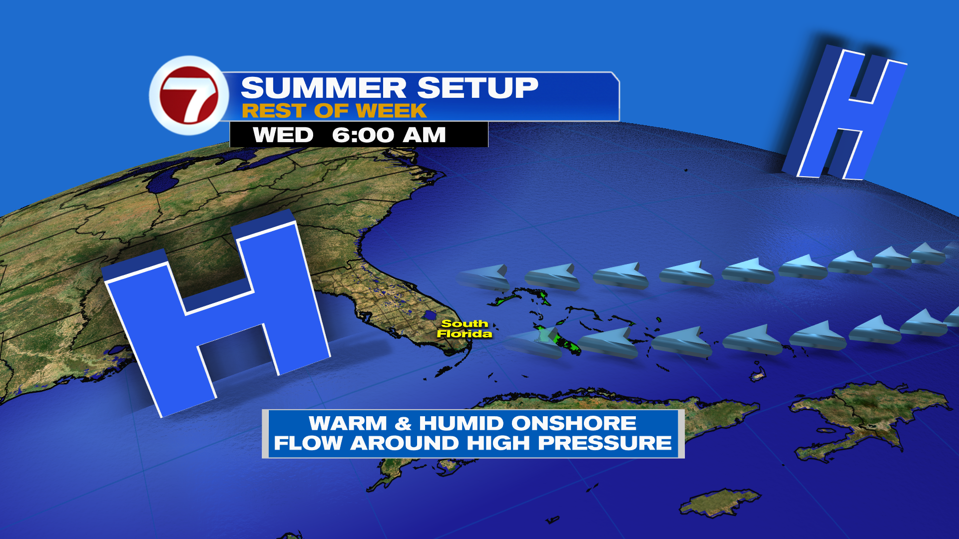 Sunshine and Some Showers Rest of Week - WSVN 7News | Miami News ...