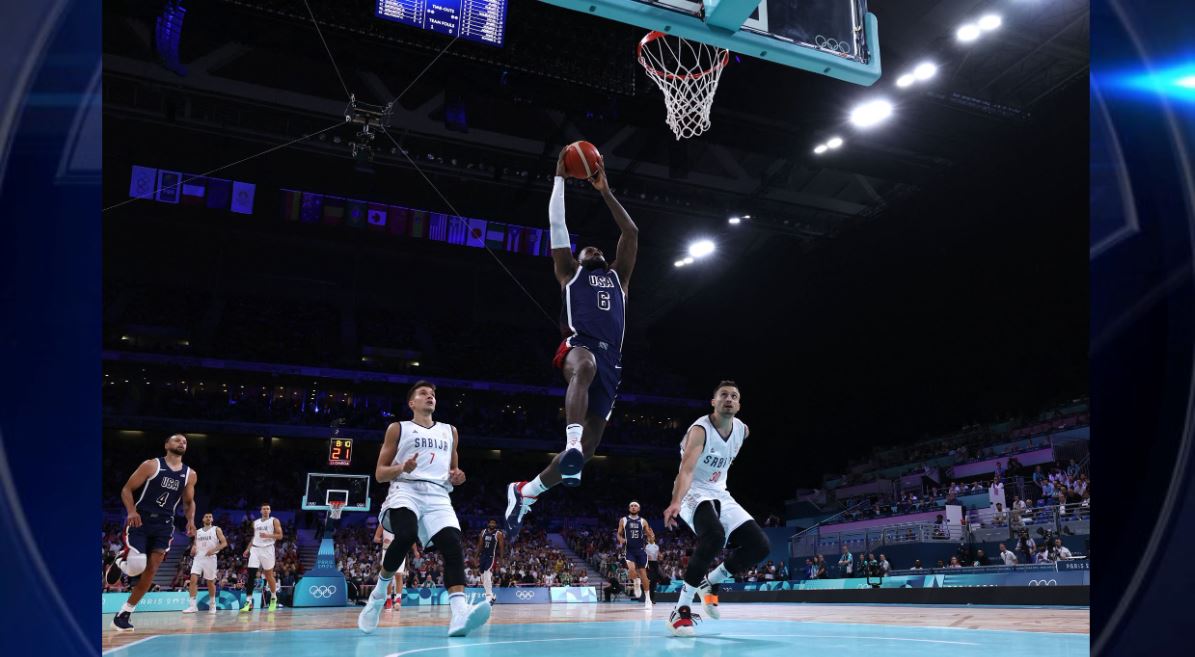 LeBron James and Kevin Durant power Team USA past Serbia, 110-84, in opening Olympic contest – WSVN 7News | Miami News, Weather, Sports | Fort Lauderdale