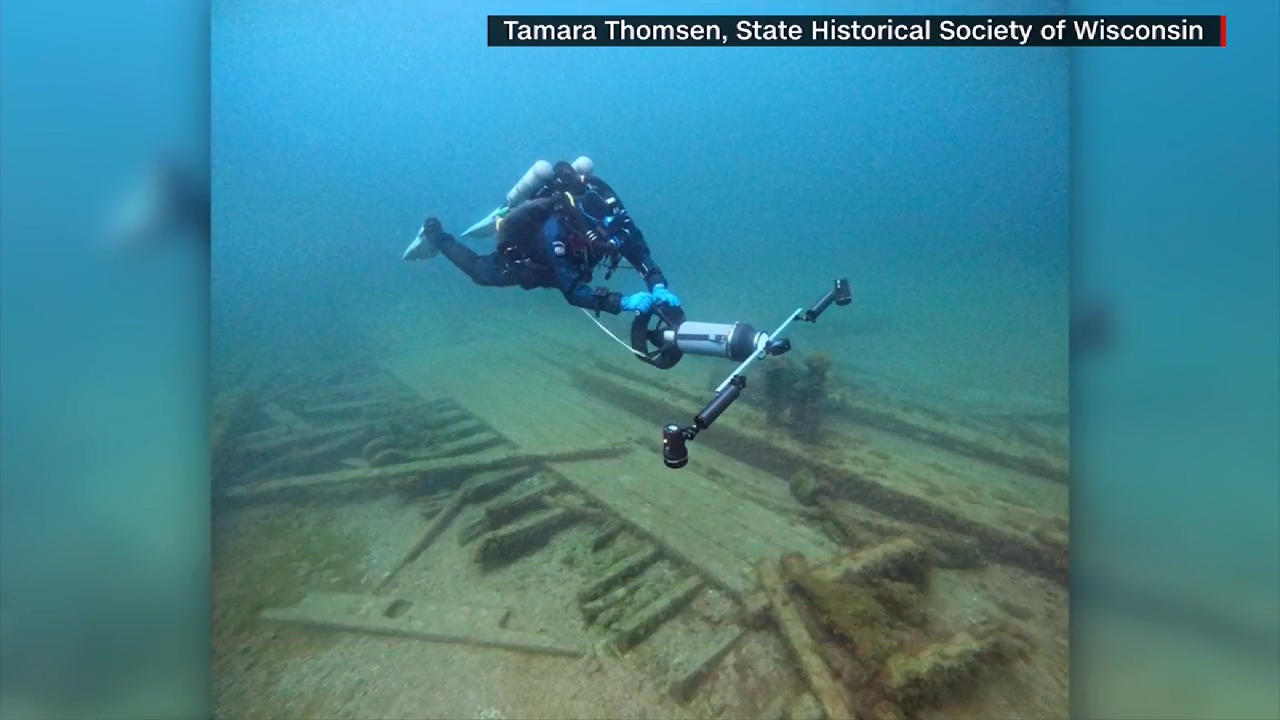 Wreckage of schooner that sank in 1893 found in Lake Michigan WSVN