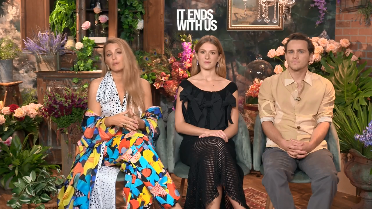 The cast of ‘It Ends with Us’ discuss the emotional roller coaster as 