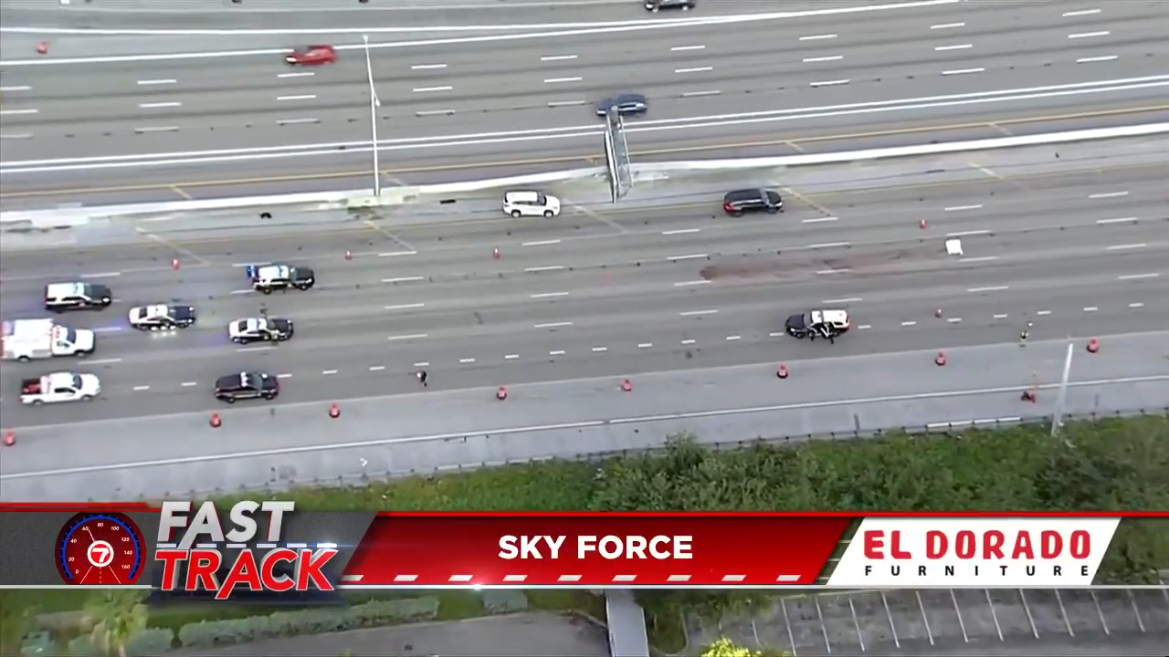 Pedestrian fatally struck after collision with vehicle on I-95 - WSVN ...