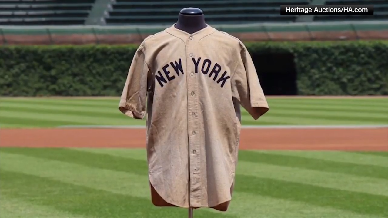 Iconic Babe Ruth jersey sells for record $24 million - WSVN 7News ...