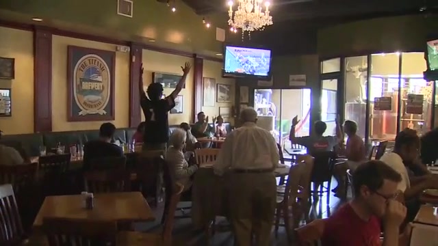 ‘Canes fans celebrate win against Gators at watch party near UM campus – WSVN 7News | Miami News, Weather, Sports | Fort Lauderdale