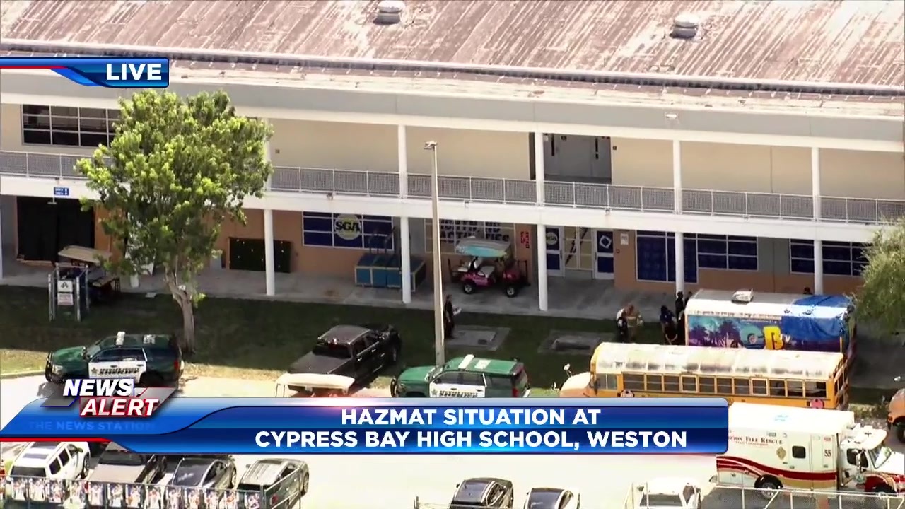 Crews respond to Cypress Bay High School after high levels of carbon monoxide detected in cafeteria – WSVN 7News | Miami News, Weather, Sports | Fort Lauderdale