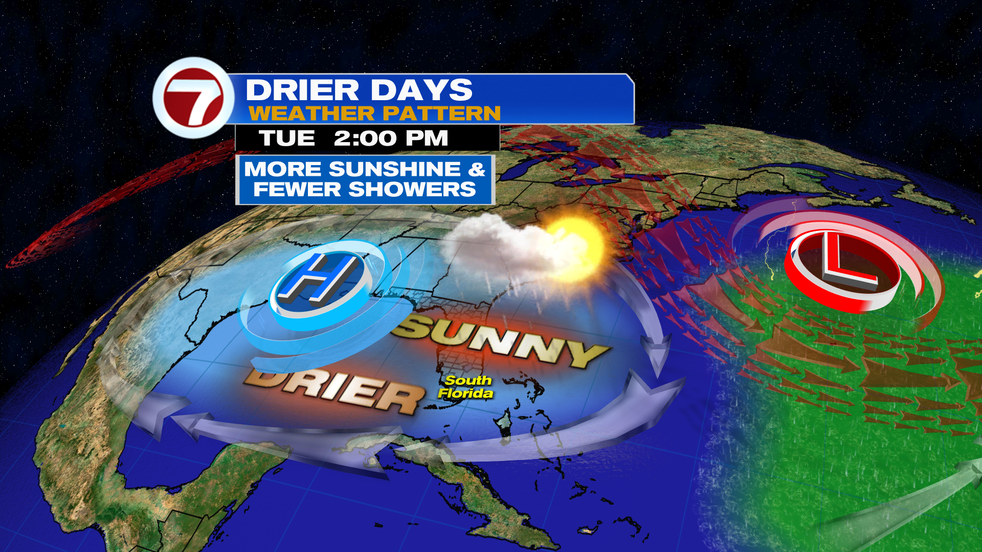 Brighter and Drier Weather this Weekend - WSVN 7News | Miami News ...
