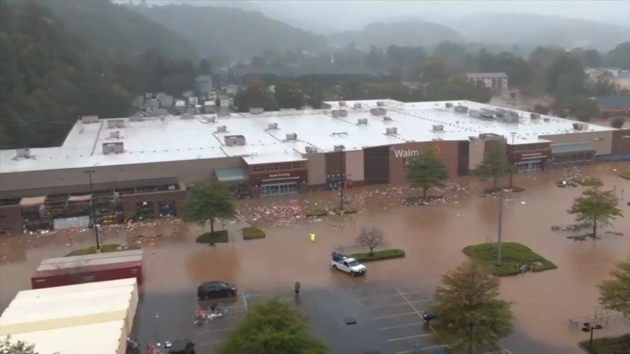 Supplies, emergency workers rushed to North Carolina while Florida digs