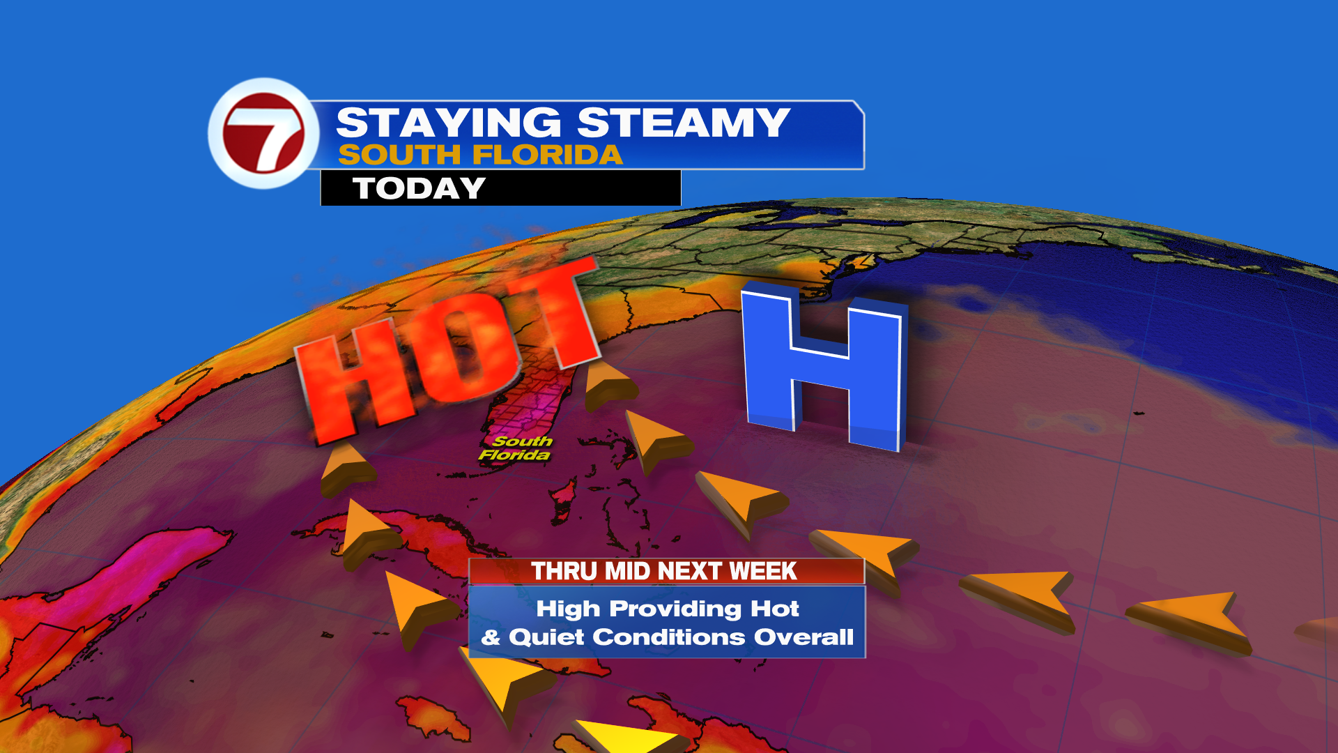 Hot and Quiet Start to New Week - WSVN 7News | Miami News, Weather ...