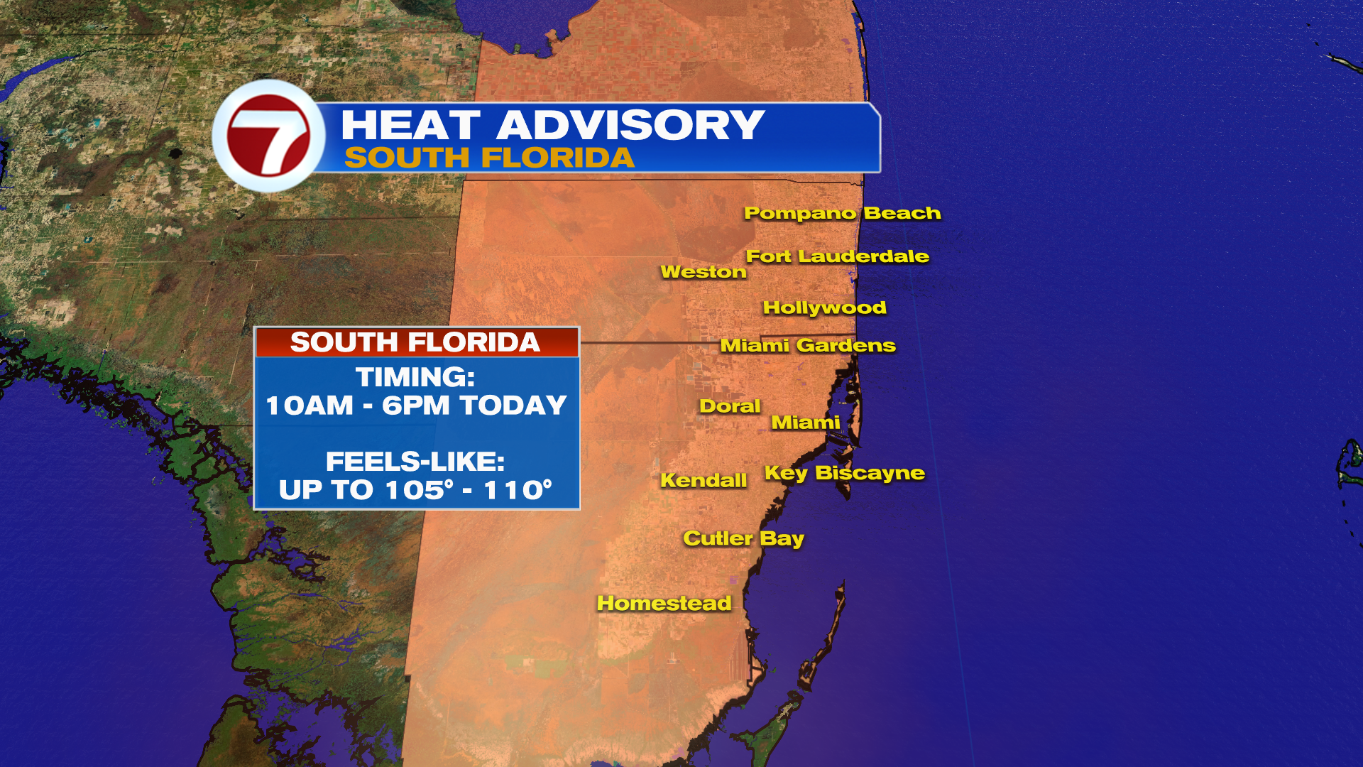 Toasty Sunshine this Weekend - WSVN 7News | Miami News, Weather, Sports ...