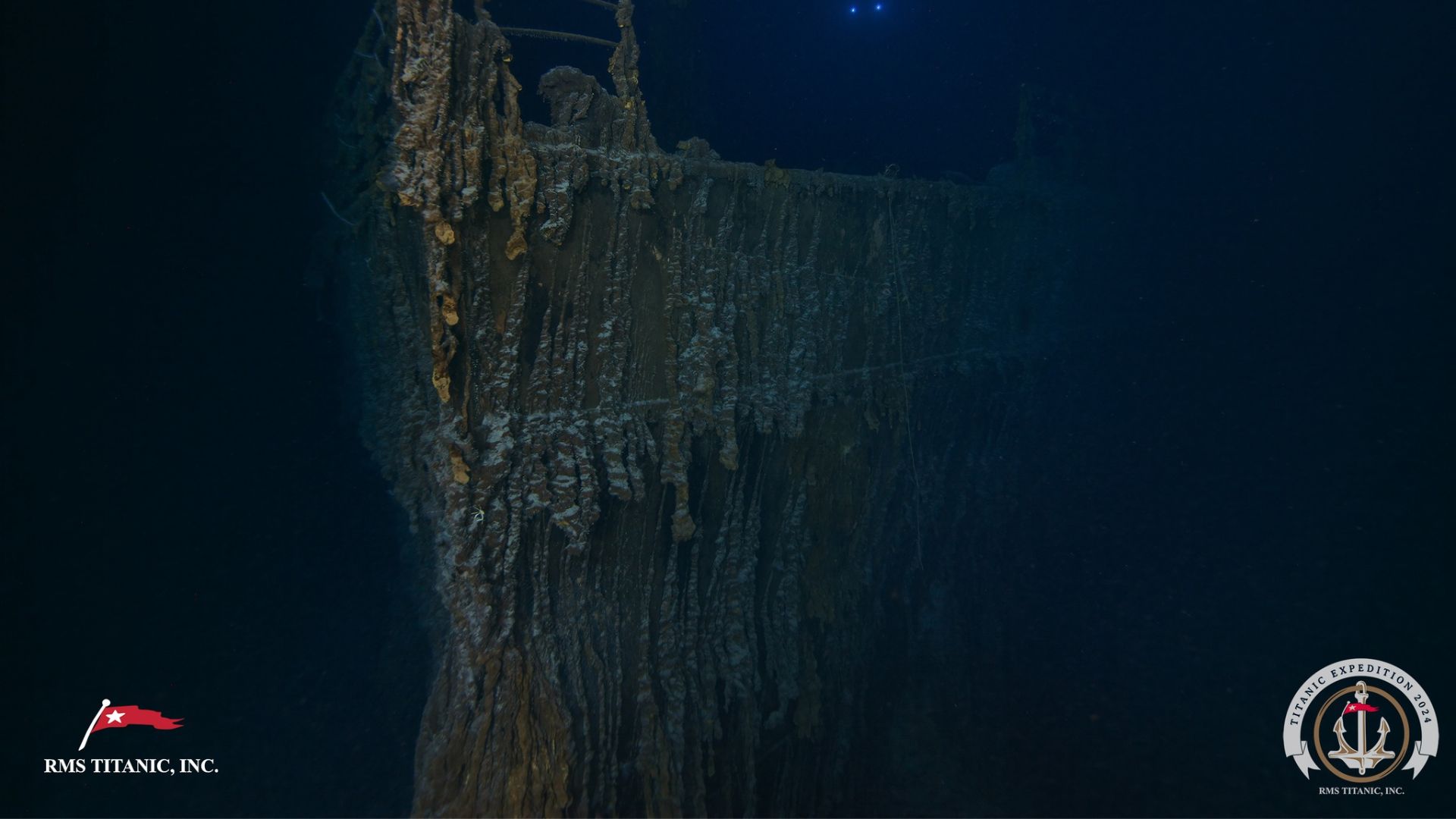 Titanic Railing Missing Titanic expedition yields lost bronze statue, high-resolution photos ...