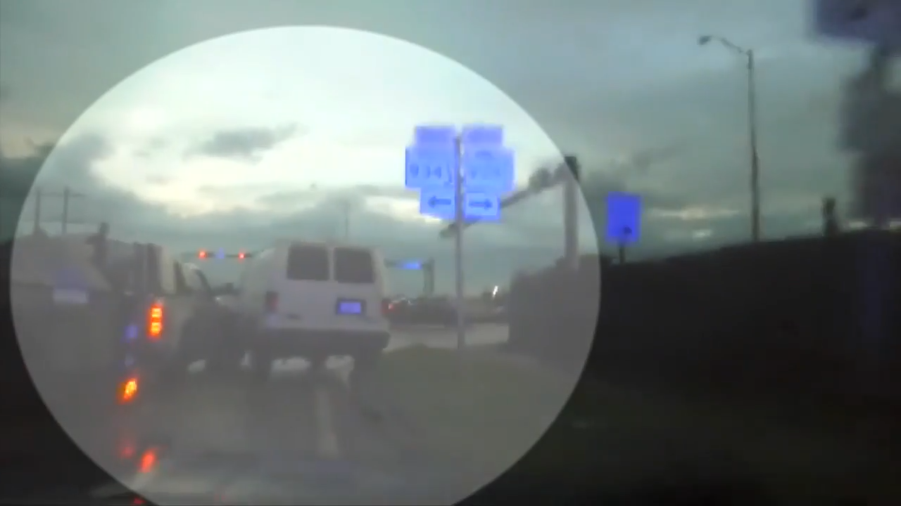 FHP dashcam captures PIT maneuver after pursuit of stolen van ends in ...