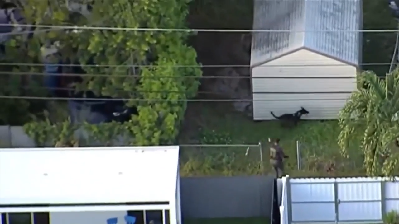 Search underway for 2 men who bailed out from stolen in