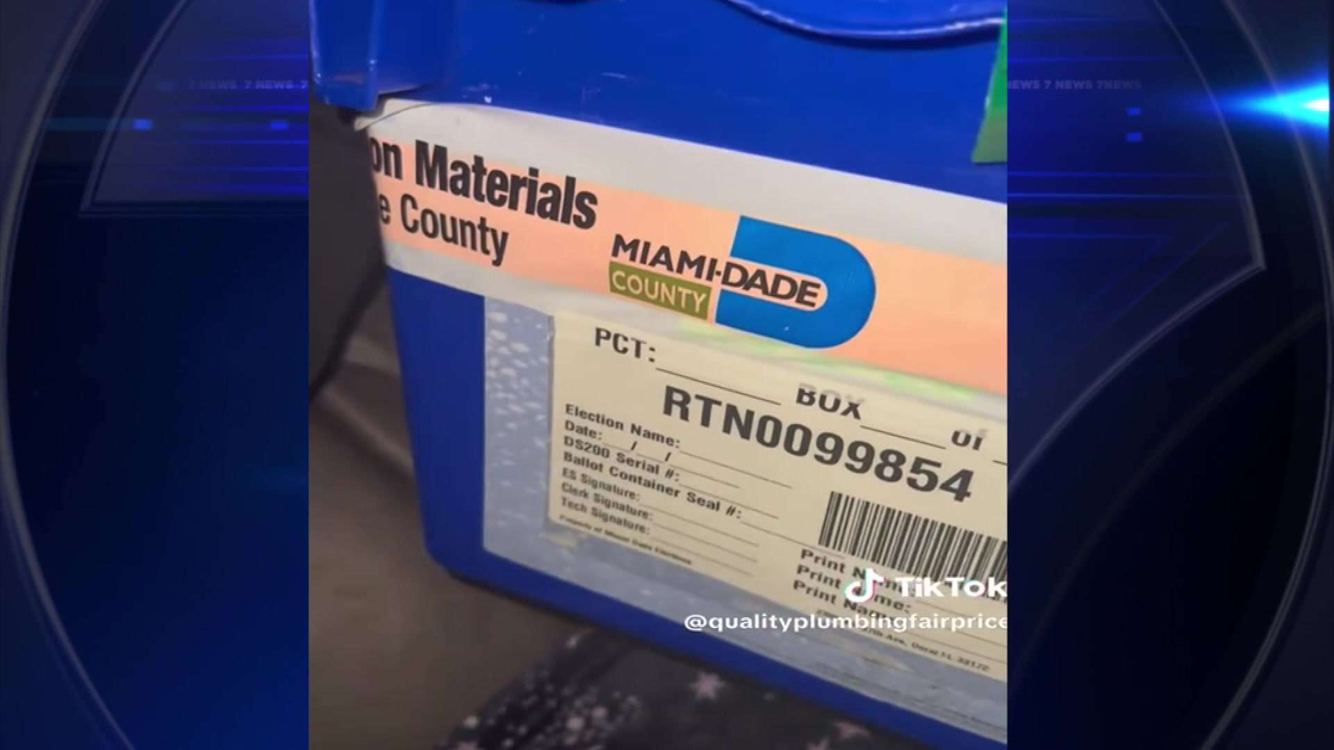 Box of ballots found on street near Miami-Dade government building ...