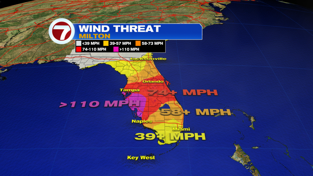 Powerful Hurricane Milton to make landfall tonight in Florida - WSVN ...