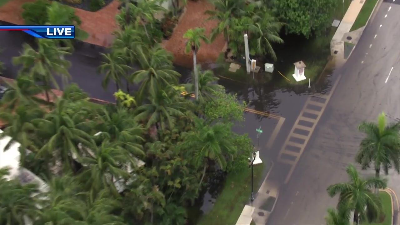Parts of Broward County begin to see flooding as Hurricane Milton