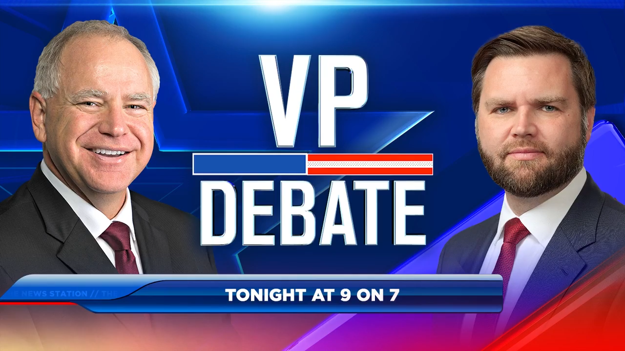 Walz and Vance will meet in their first and possibly only vice