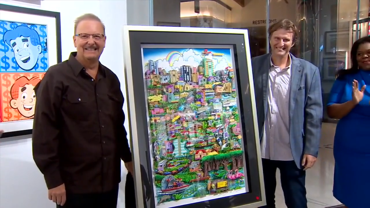 7’s Josh Moser emcees the unveiling of new artwork for United Way of Broward – WSVN 7News | Miami News, Weather, Sports | Fort Lauderdale