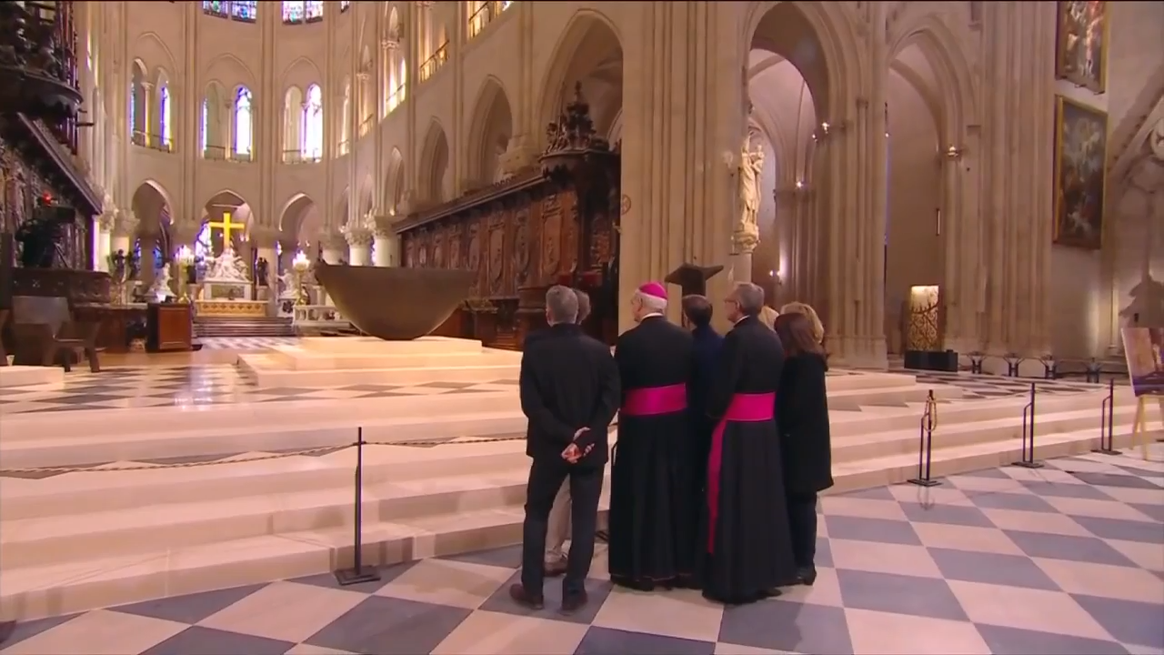 Notre Dame Cathedral unveils its new interior 5 years after devastating