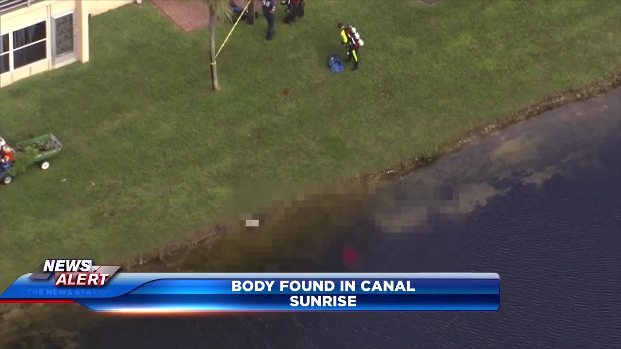 Body of Elderly Woman Found in Sunrise Canal: Police