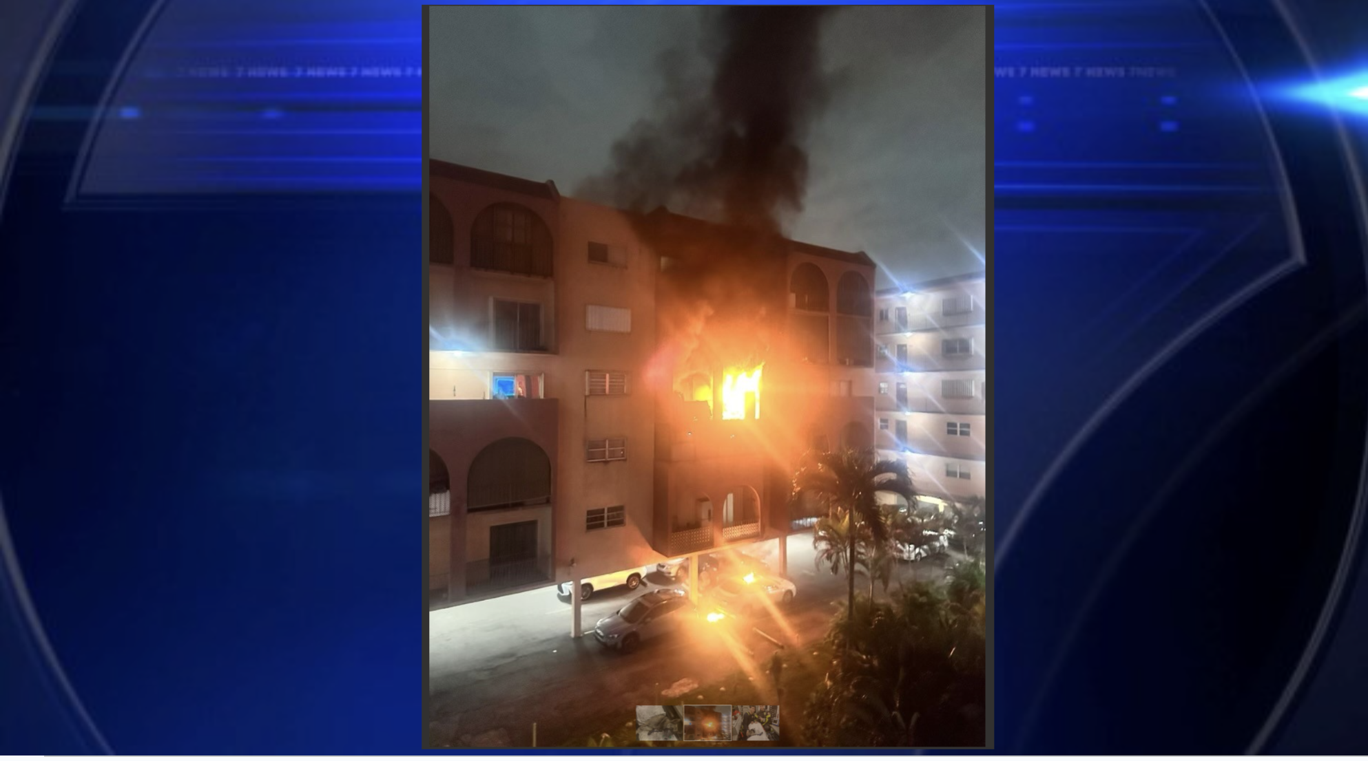 4 people, 1 dog rescued after apartment erupts in flames in Hialeah ...