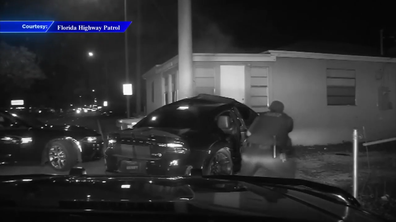 Dashcam video shows the moments a high speed chase ends with a PIT ...
