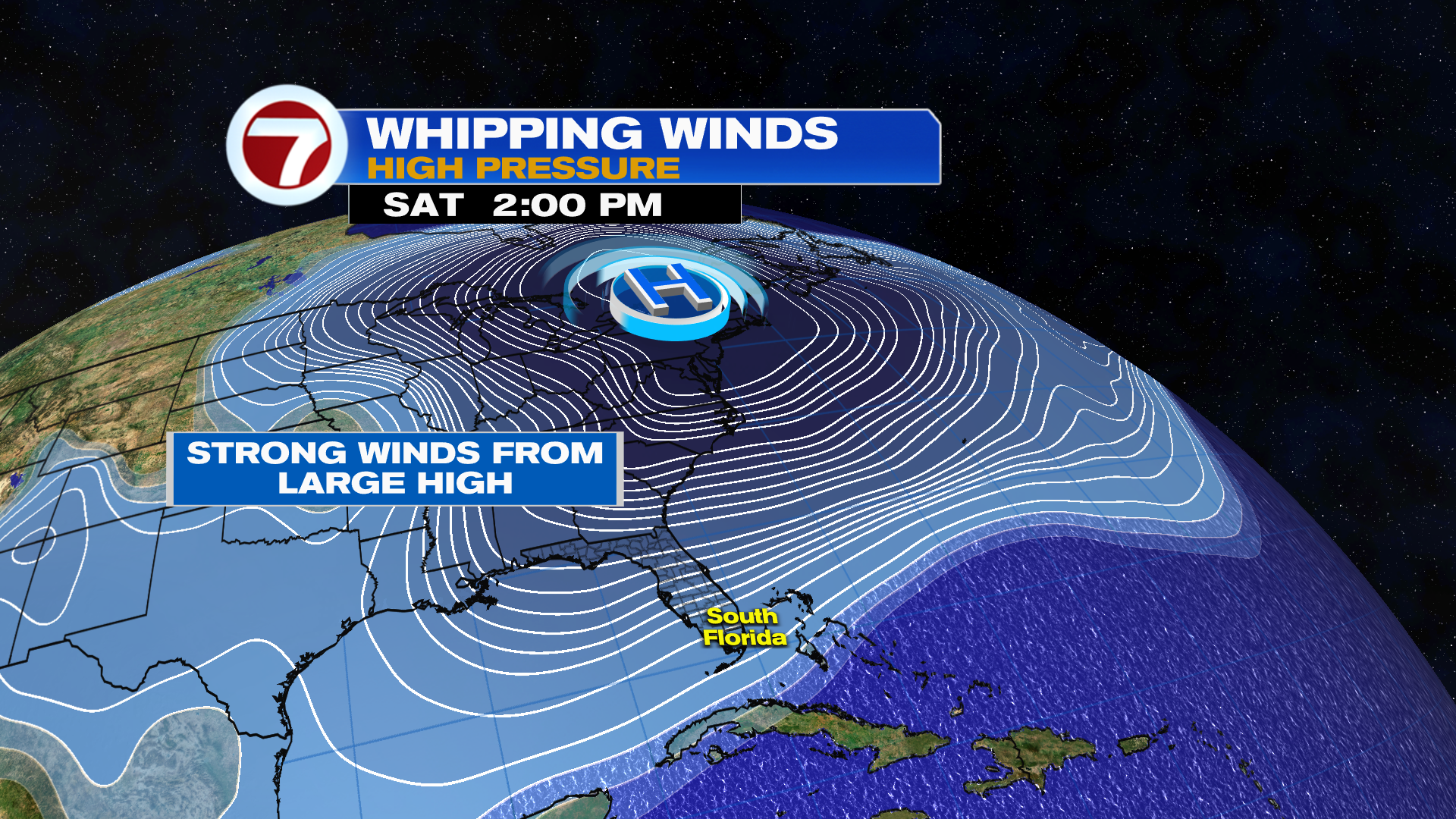 Wind-Swept Showers this Weekend - WSVN 7News | Miami News, Weather ...