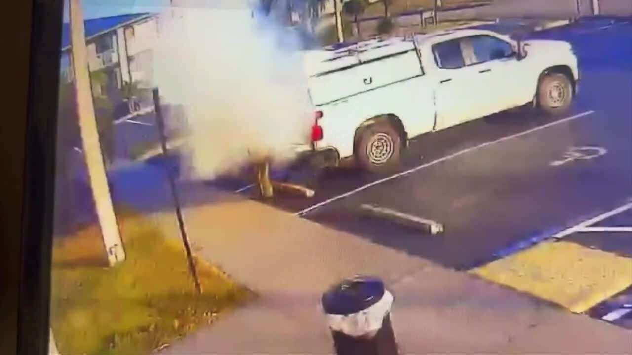 Man expected to be OK after truck exploded while he was working - WSVN ...