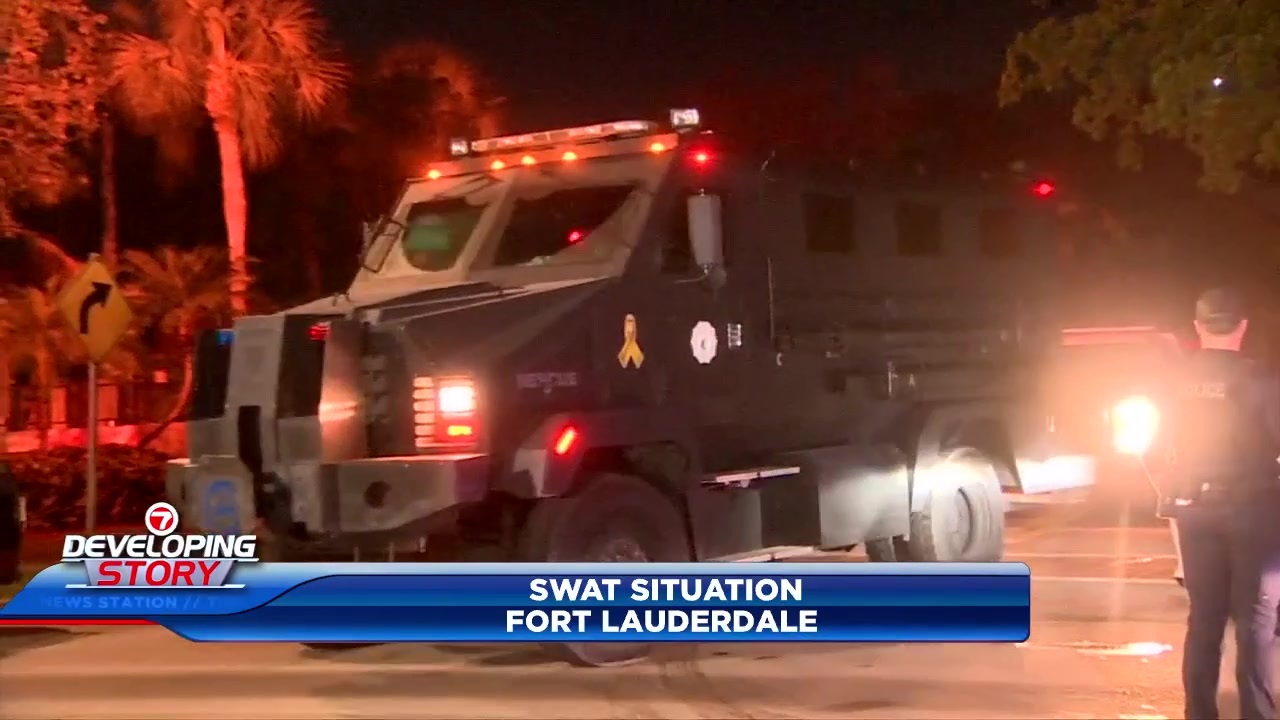 SWAT standoff in Fort Lauderdale ends after hours of tension – WSVN 7News | Miami News, Weather, Sports | Fort Lauderdale