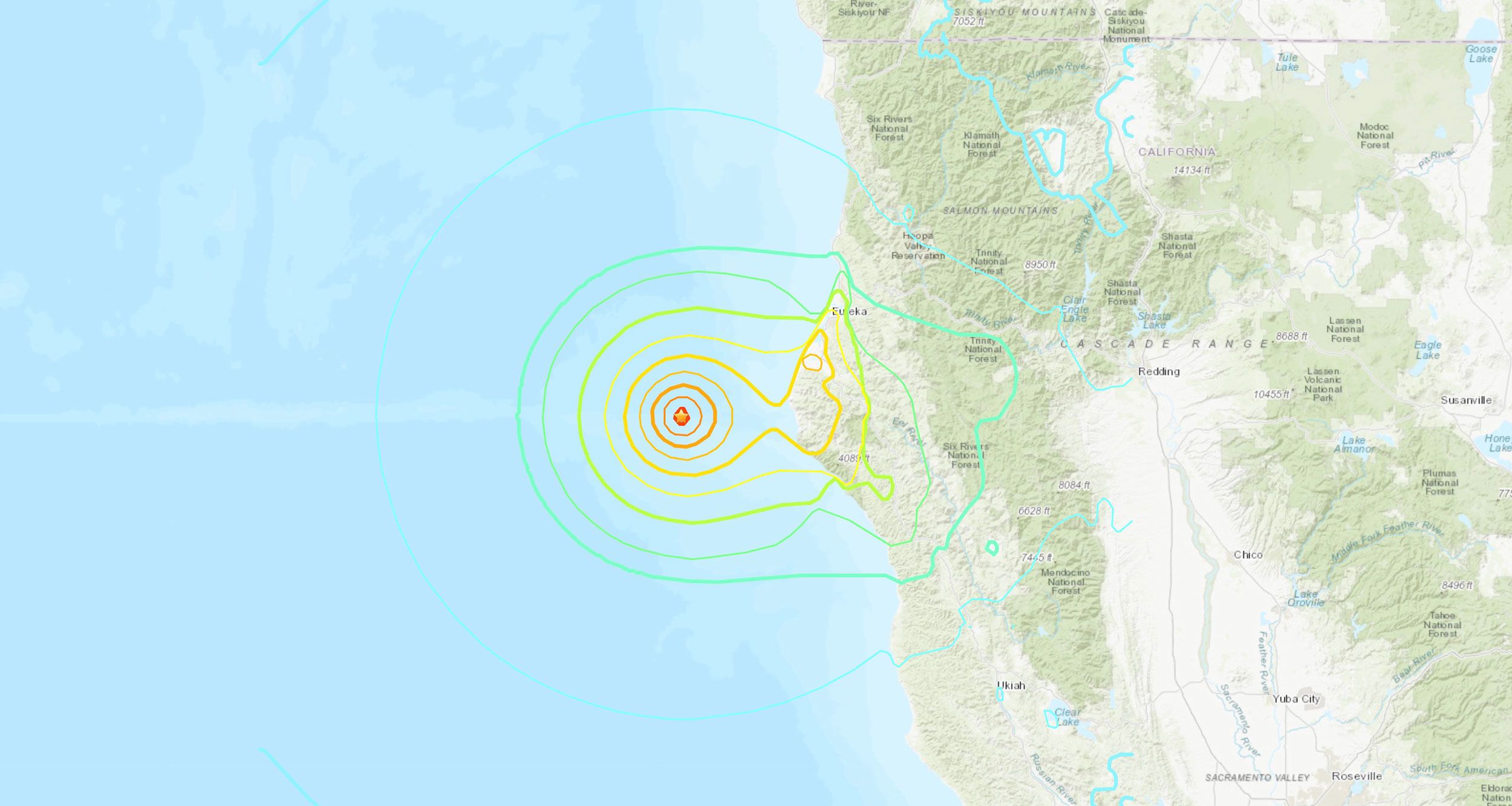 Tsunami warning issued in Northern California after 7.0magnitude
