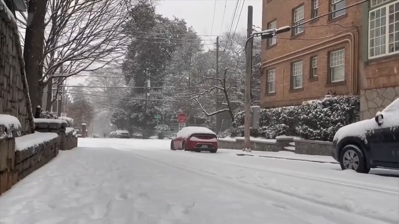 Storm makes for treacherous travel as snow and ice track through the ...