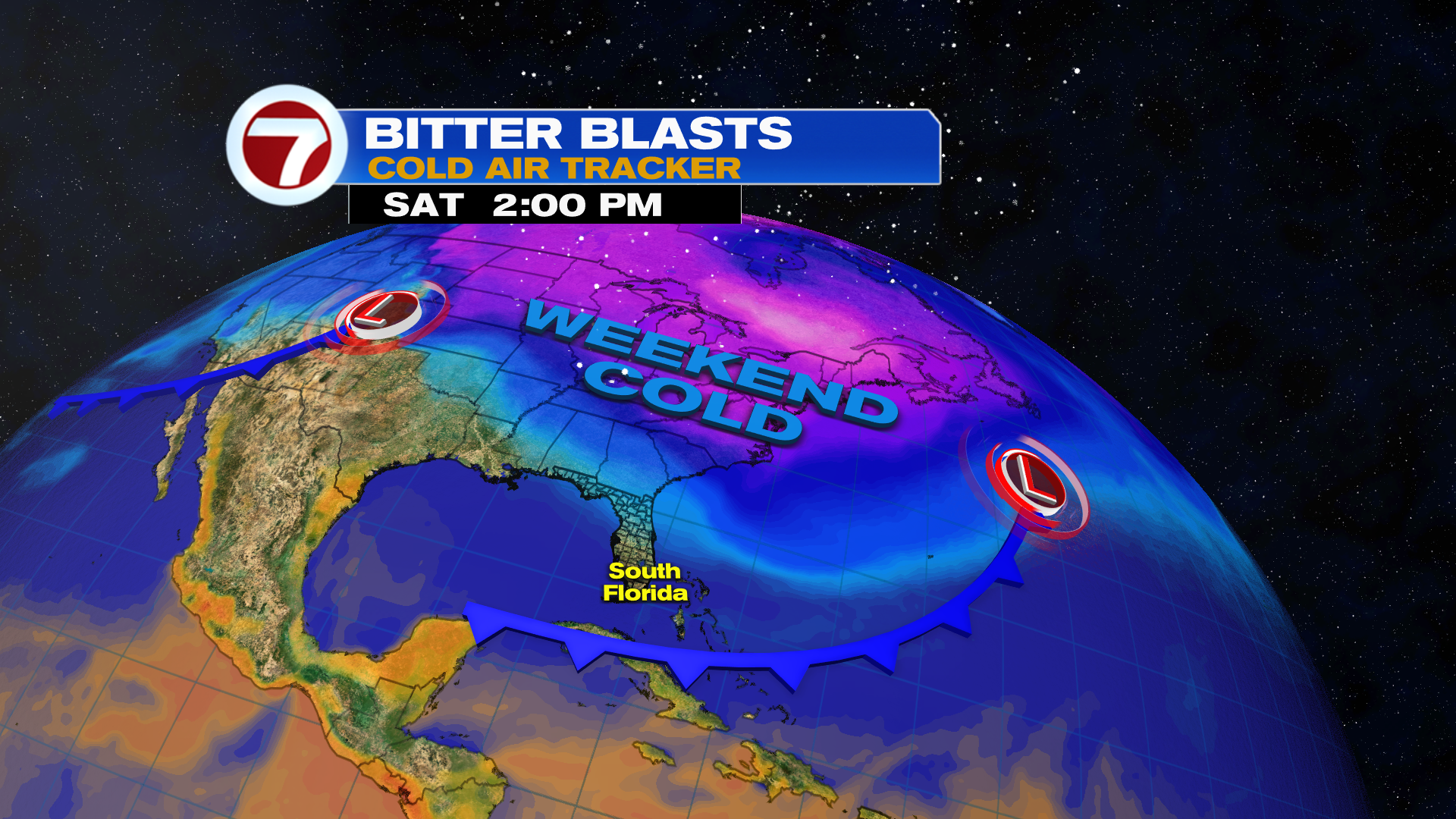 Cool this Weekend, then Real Cold Next Week - WSVN 7News | Miami News ...