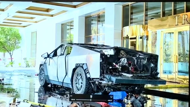 Man who exploded Tesla Cybertruck outside Trump hotel in Las Vegas used