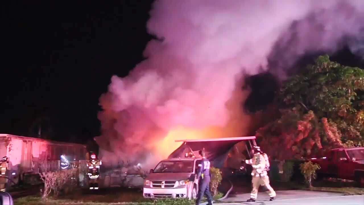 3 dogs dead, elderly woman hospitalized after mobile home in Davie ...