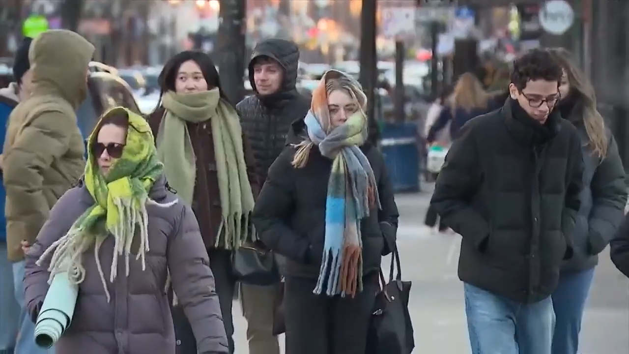 A frigid storm drops rare snow on Houston and New Orleans as Florida
