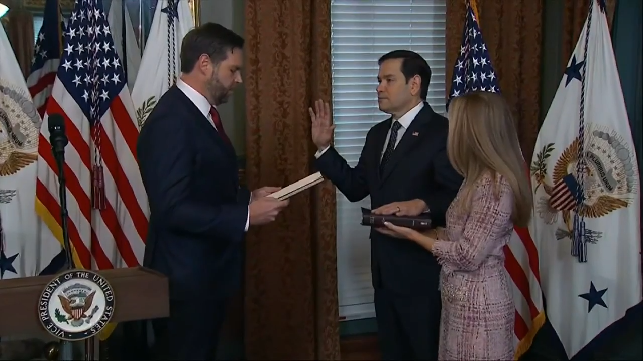 Marco Rubio sworn in as U.S. Secretary of State WSVN 7News Miami News, Weather, Sports