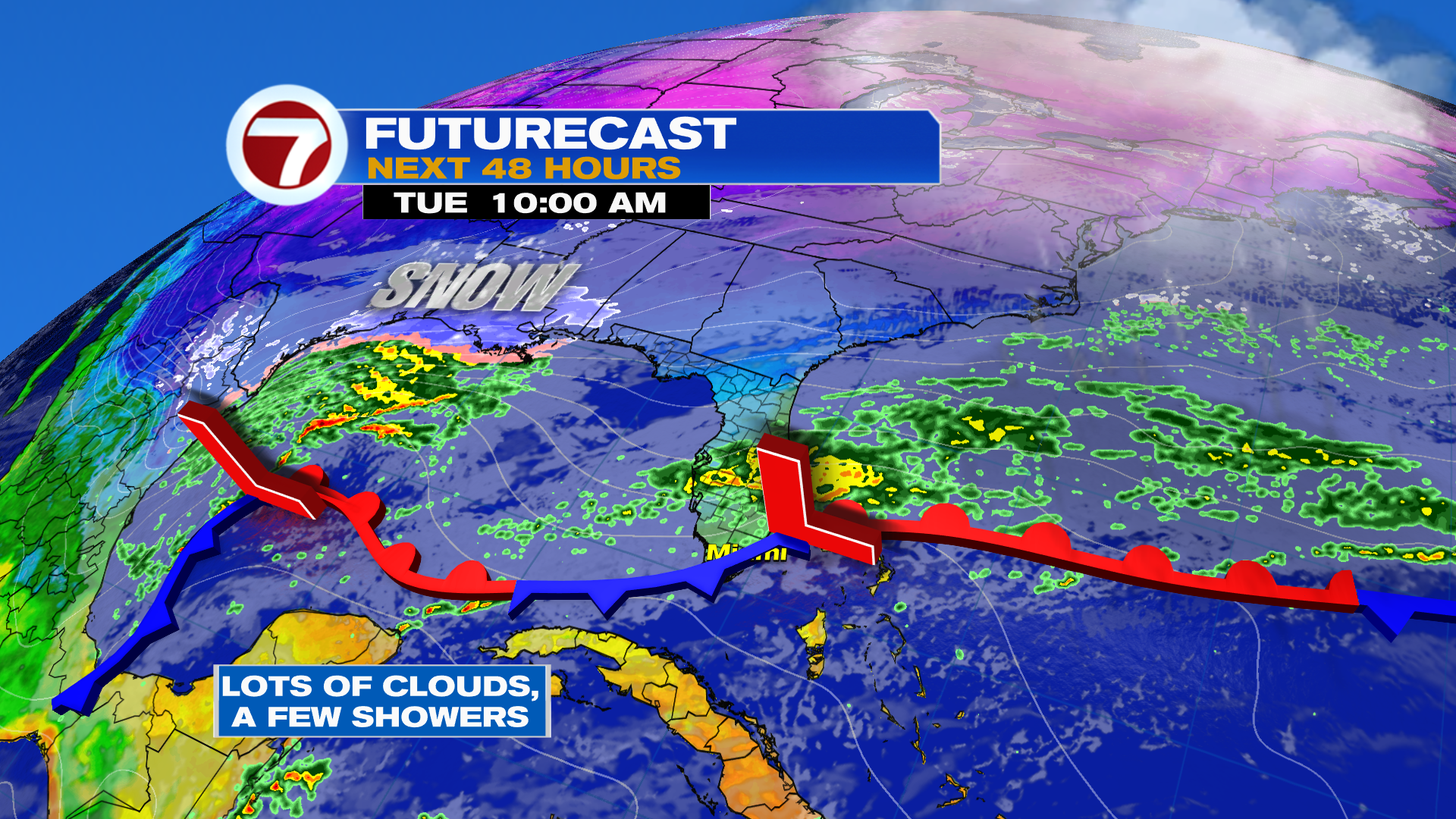 Cloudy & Cool with Areas of Rain - WSVN 7News | Miami News, Weather ...