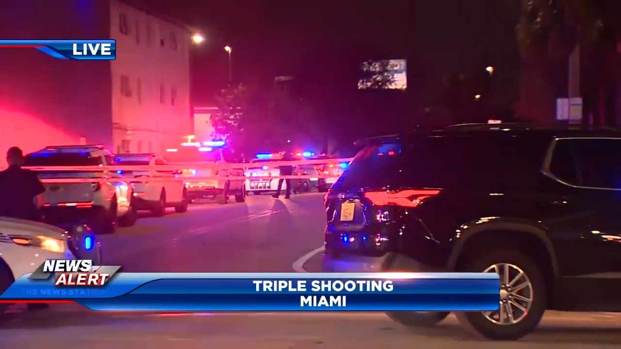 3 men injured, hospitalized following triple shooting in Miami – WSVN 7News | Miami News, Weather, Sports
