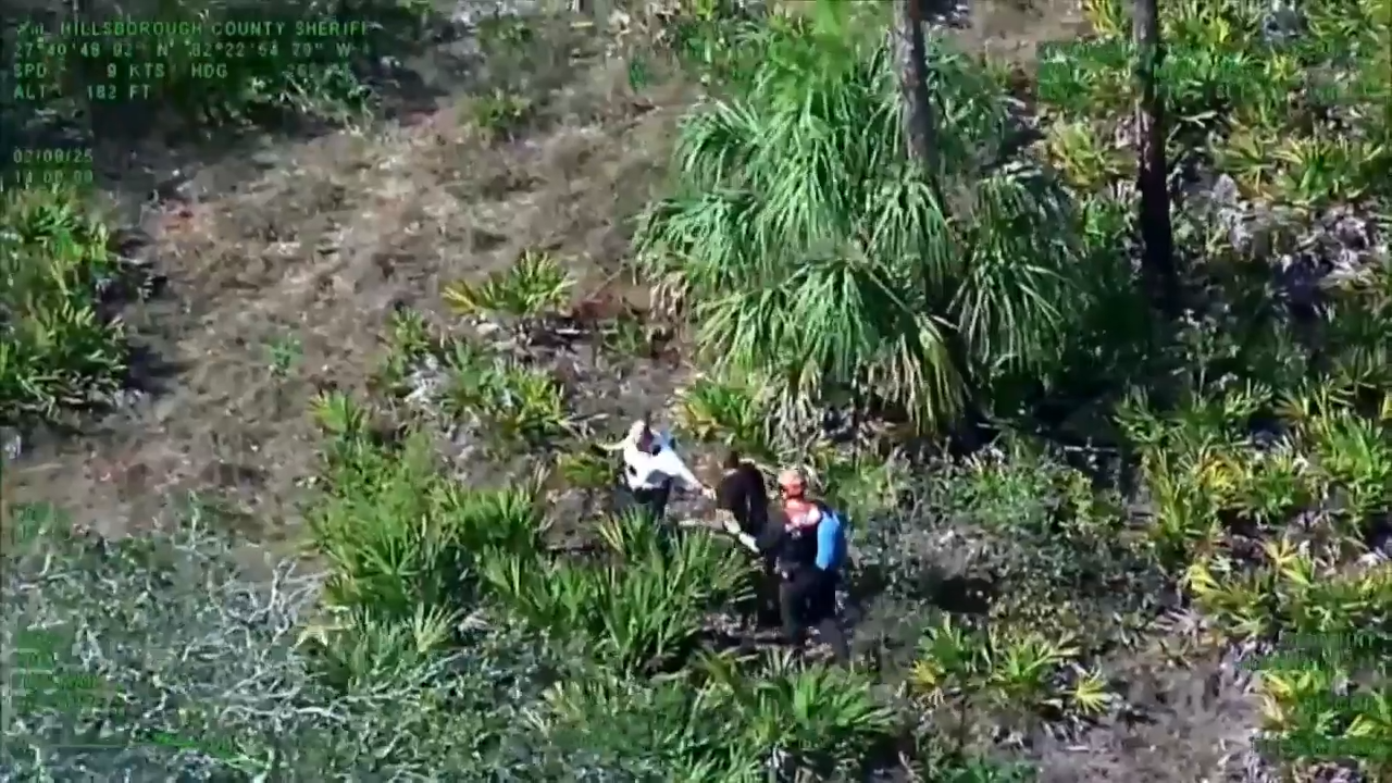 Florida hiker rescued by officials after getting lost during her hike