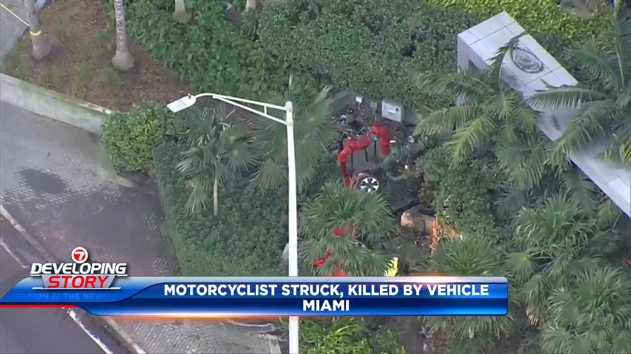 Motorcyclist fatally struck by vehicle in Miami – WSVN 7News | Miami News, Weather, Sports
