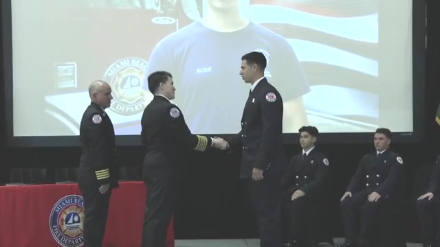 Graduation ceremony held for 11 new Miami Beach firefighters – WSVN 7News | Miami News, Weather, Sports