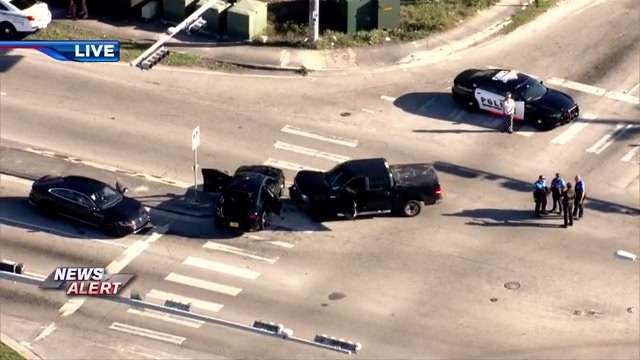Miami-Dade Schools Police officer hospitalized after crash in SW Miami ...