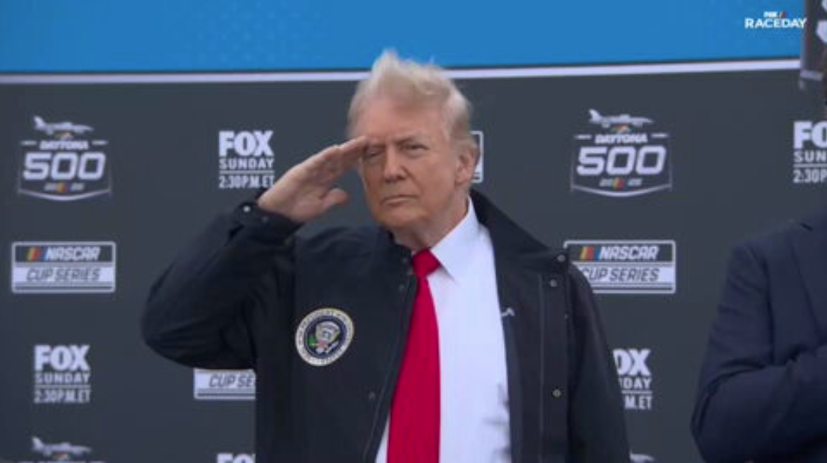 Daytona 500 stopped by rain after 11 laps with Trump on hand for NASCAR’s biggest race – WSVN 7News | Miami News, Weather, Sports | Fort Lauderdale