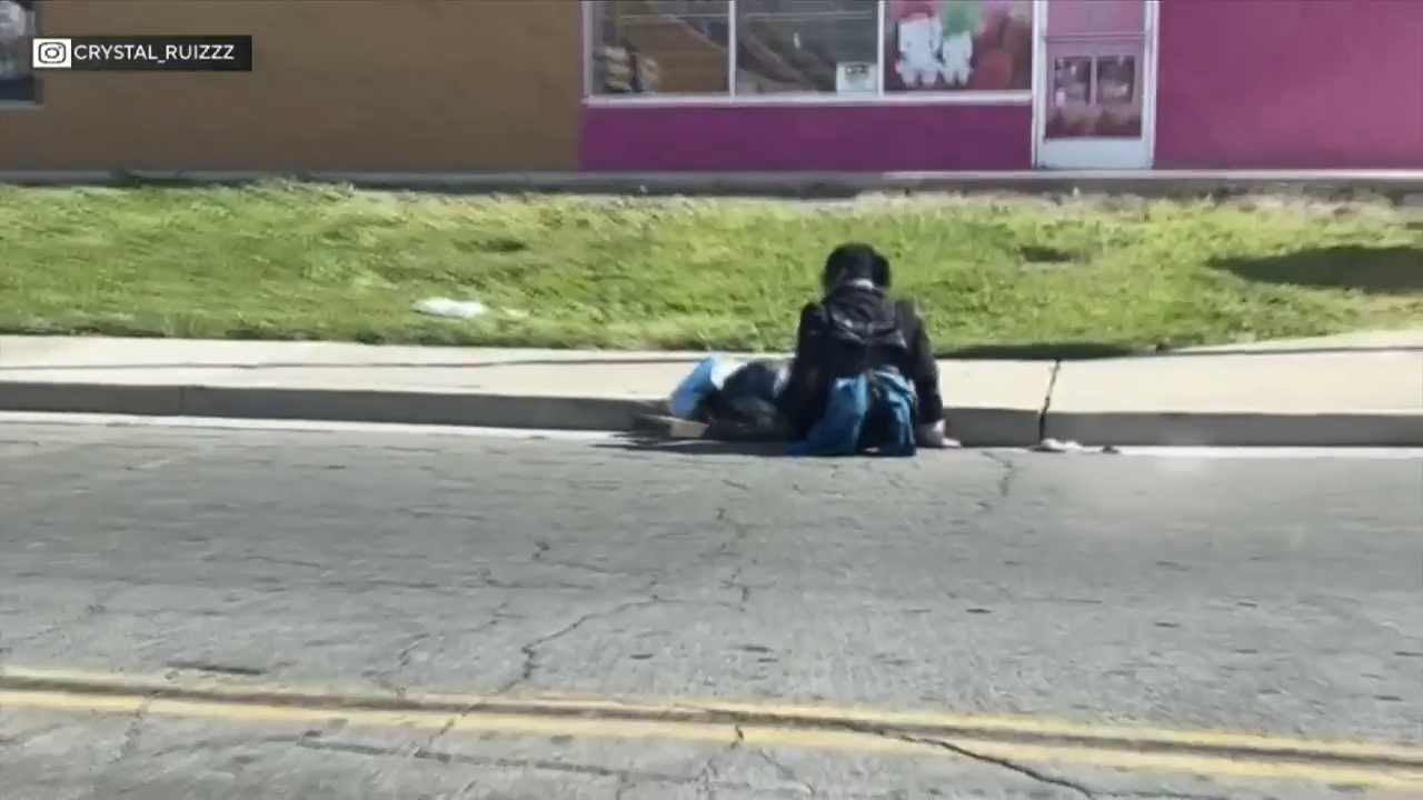 Viral video shows man coming out of Stockton storm drain - WSVN 7News ...