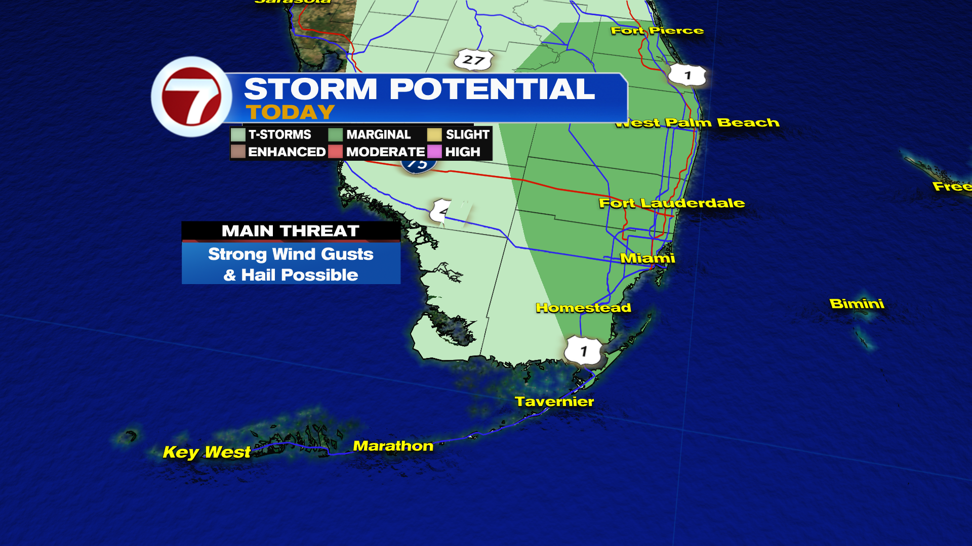 SPRING SHOWERS AND STORMS - WSVN 7News | Miami News, Weather, Sports ...