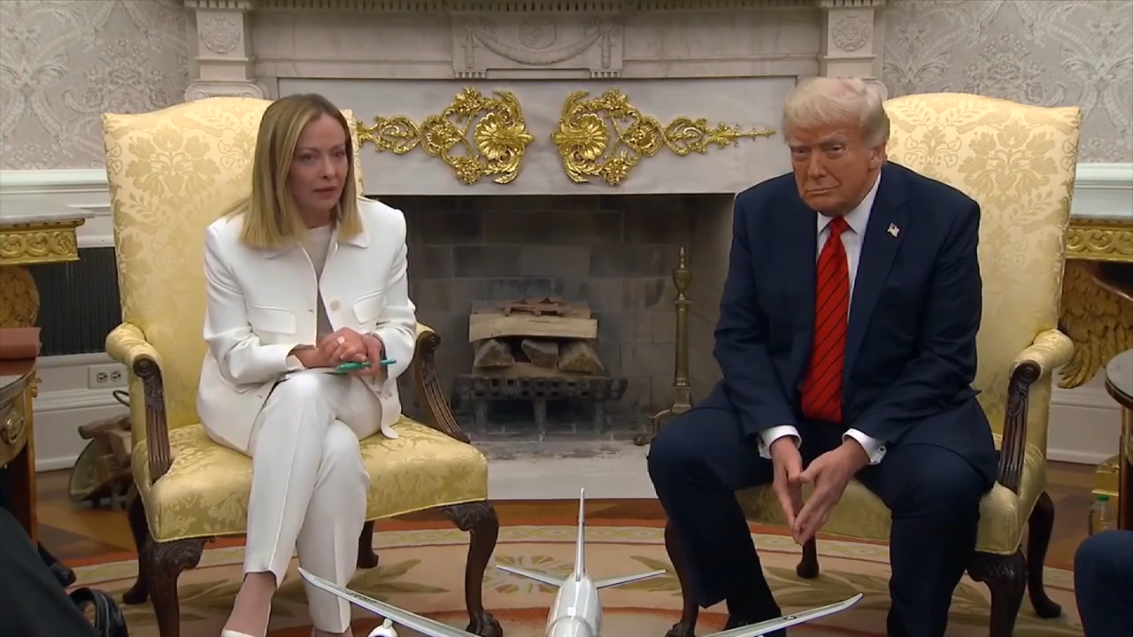 Trump says he’s in ‘no rush’ to end tariffs as he meets with Italy’s ...