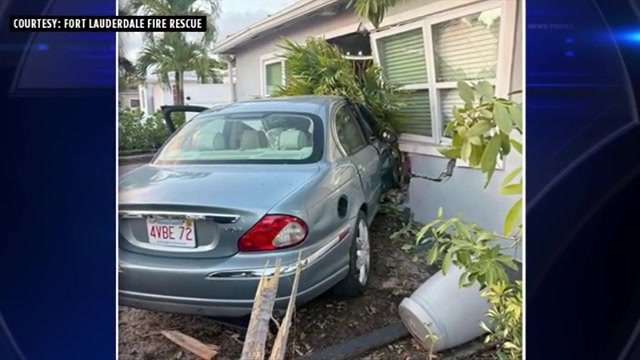 Search continues for driver after car slams into Fort Lauderdale home ...