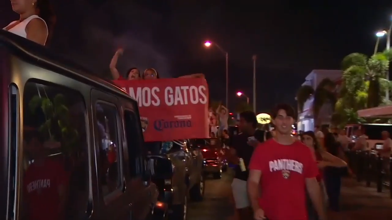 Fans celebrate Florida Panthers’ second consecutive Stanley Cup with merchandise – WSVN 7News | Miami News, Weather, Sports | Fort Lauderdale