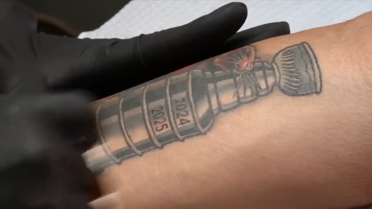 Panthers fans celebrate team’s back-to-back titles with tattoos – WSVN 7News | Miami News, Weather, Sports | Fort Lauderdale
